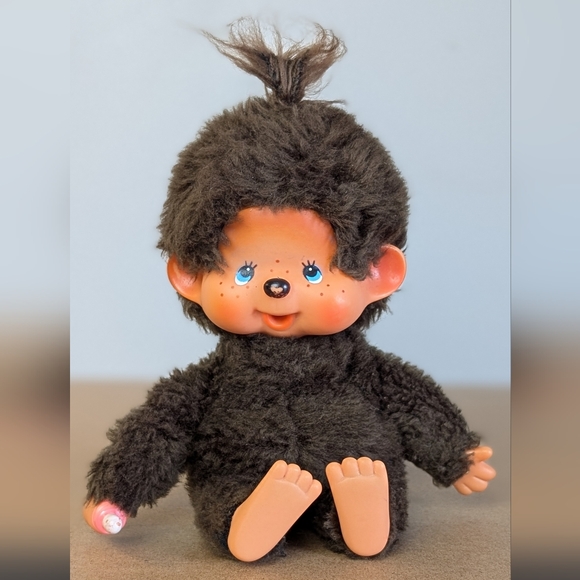 Vintage Monchhichi Thumb Sucking Monkey Duo (Flaws) - Picture 5 of 16